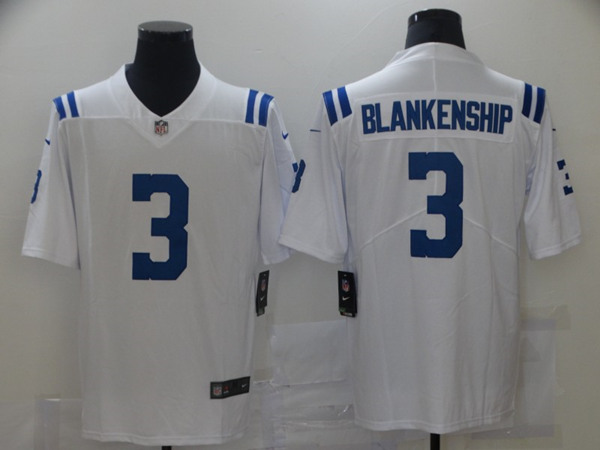 Men's Indianapolis Colts #3 Rodrigo Blankenship White Vapor Untouchable Limited Stitched NFL Jersey